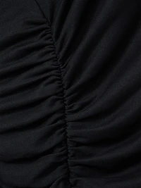 Lenara Ruched Midi-Dress