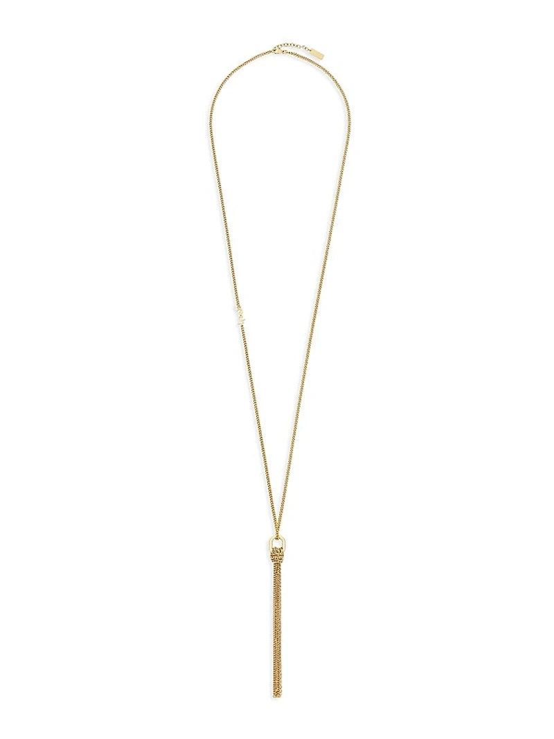 Cassandre Tassel Necklace in Metal