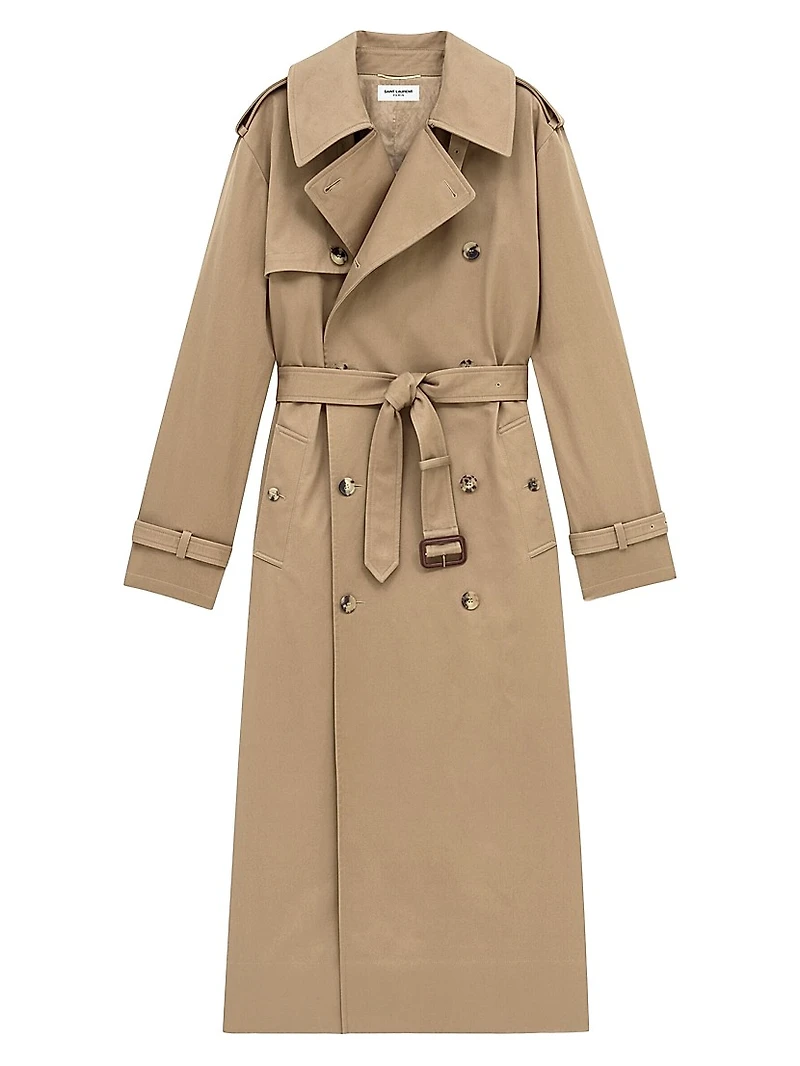 Trench Coat Cotton Serge
