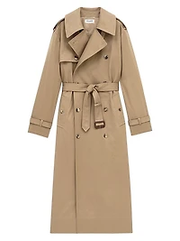 Trench Coat Cotton Serge