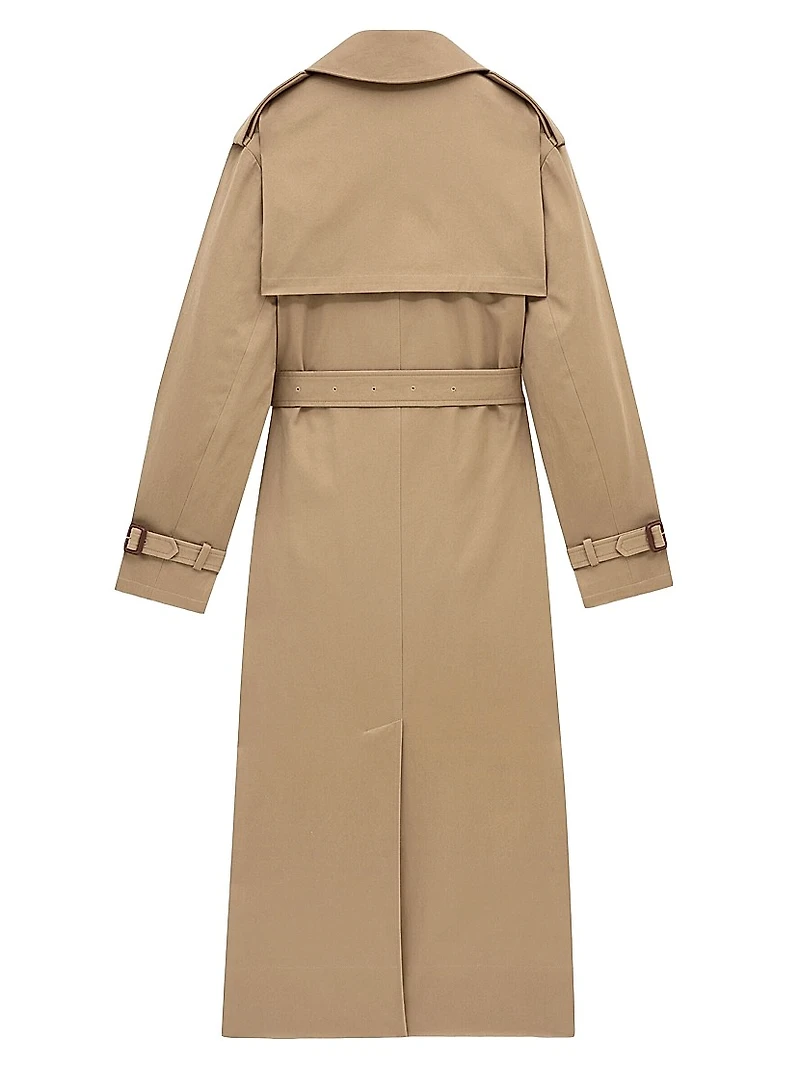 Trench Coat Cotton Serge