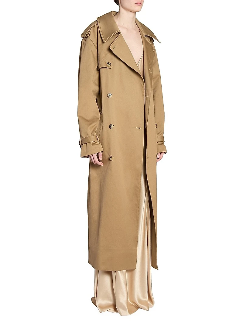 Trench Coat Cotton Serge