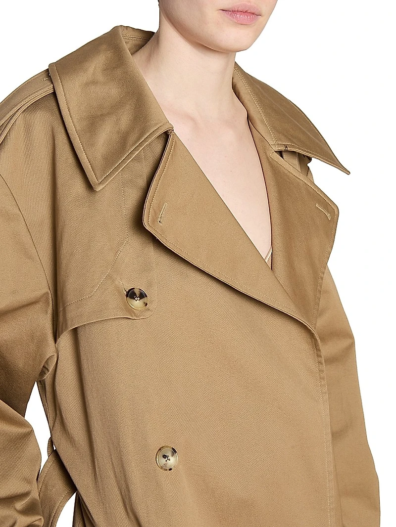 Trench Coat Cotton Serge