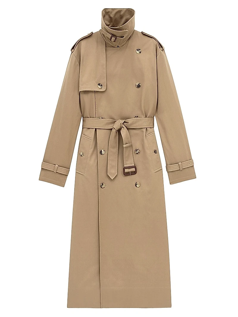 Trench Coat Cotton Serge