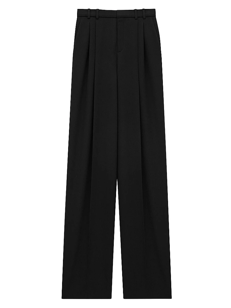 Wide-Leg Pants Grain De Poudre