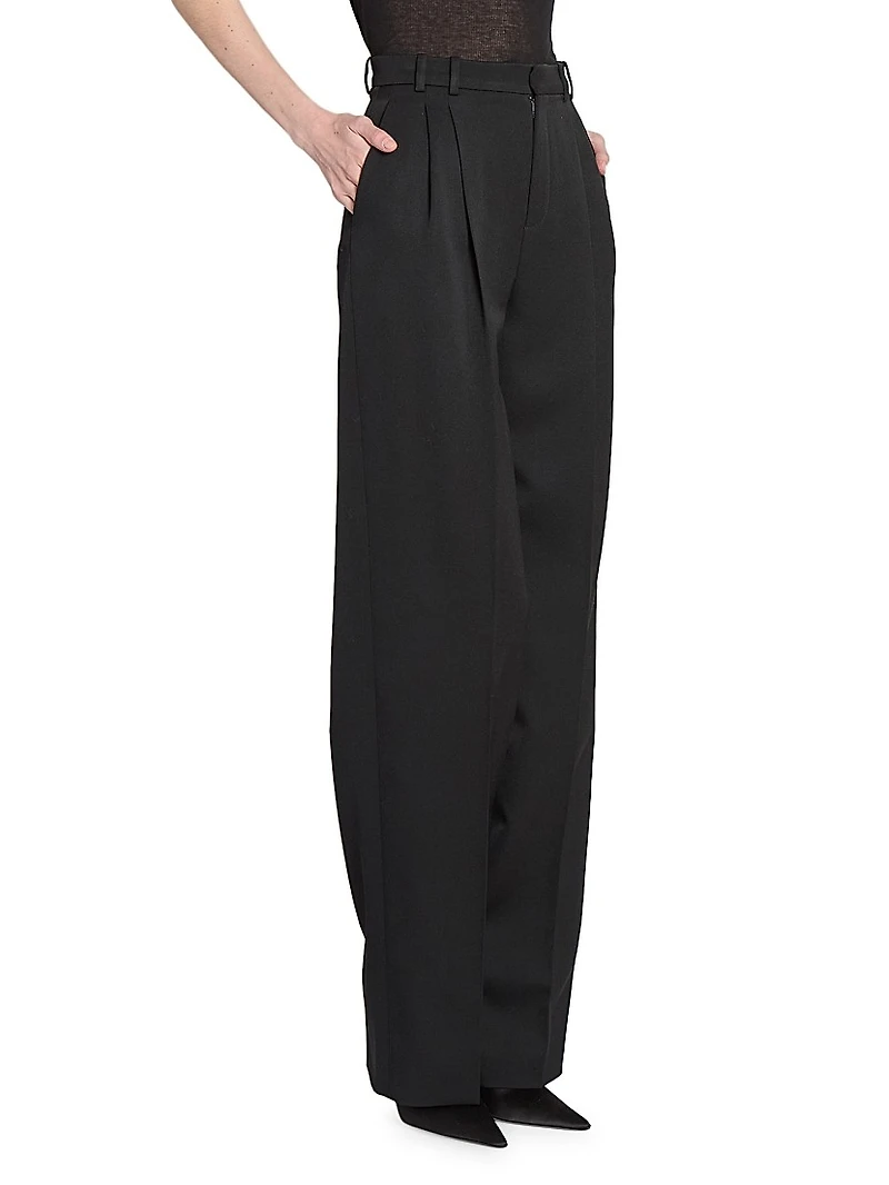 Wide-Leg Pants Grain De Poudre