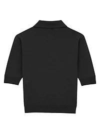 Cassandre Polo Shirt Cashmere, Wool, and Silk