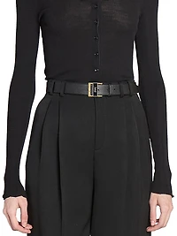 Gio Belt Box Leather