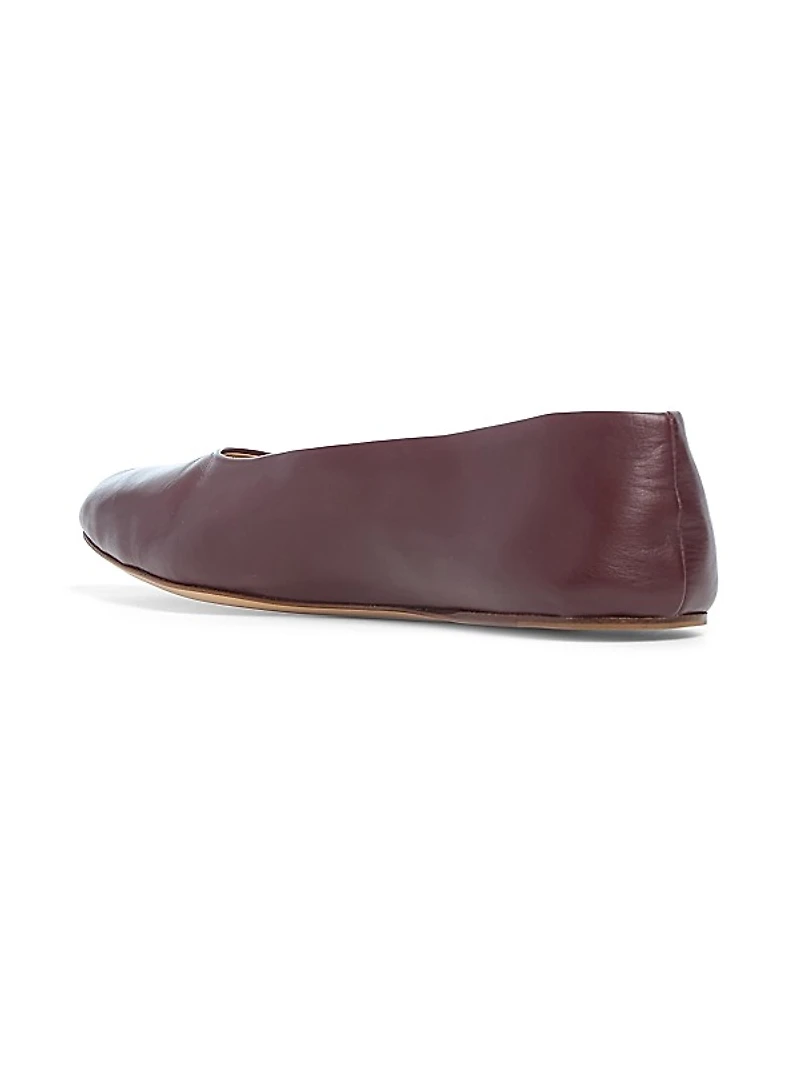 Andre Leather Ballerina Flats