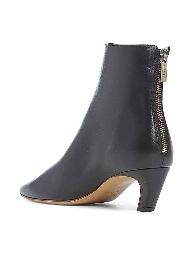 Clayton 50MM Leather Ankle Boots