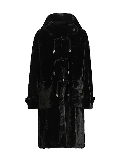 Ariel Faux Fur Hooded Coat