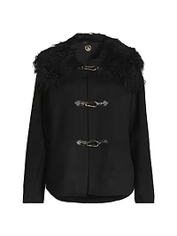 Esme Double-Face Wool Short Coat