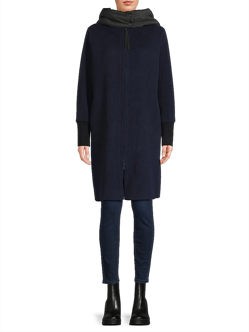 Selena Wool Hooded Coat