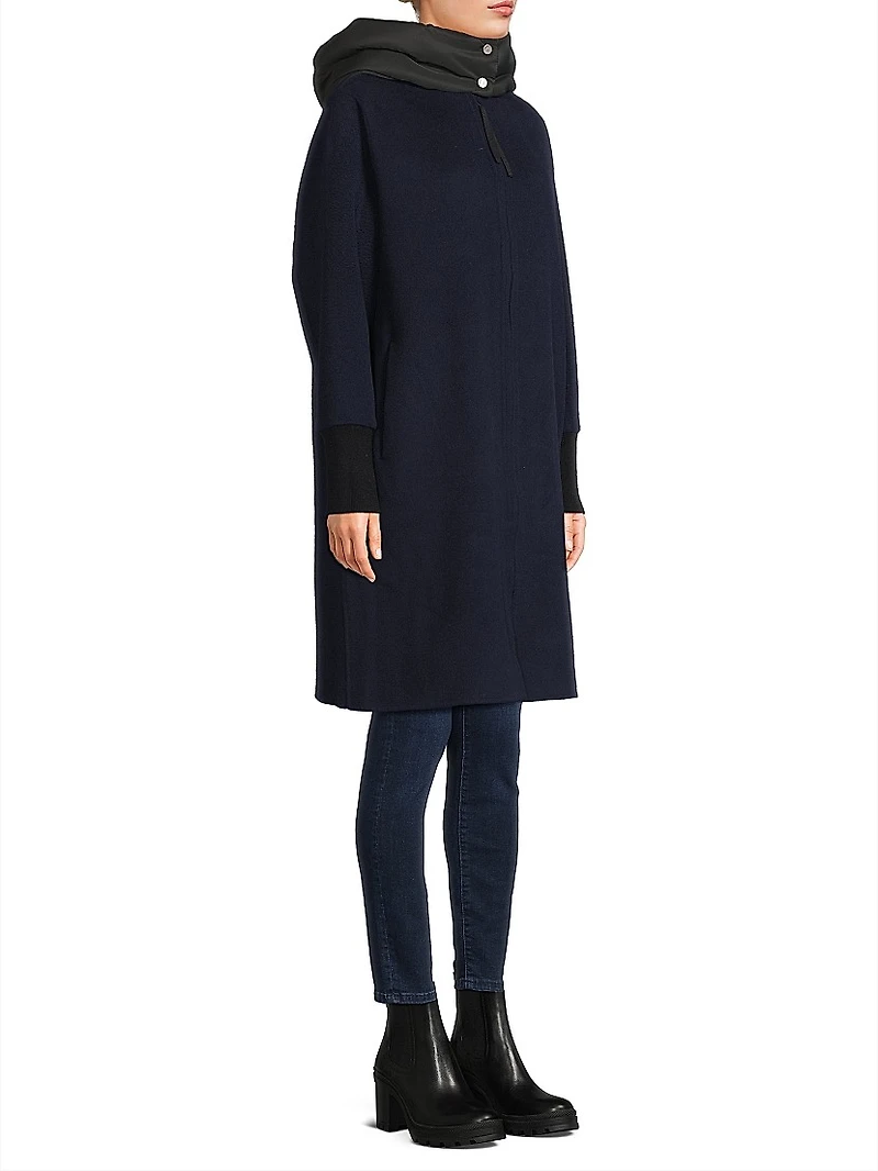 Selena Wool Hooded Coat