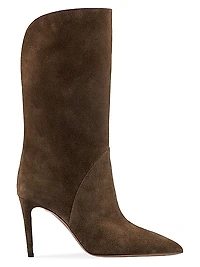 Gaia 85MM Suede Mid-Calf Boots