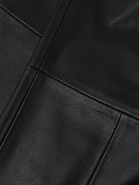 July Panadi Faux Leather Flare Pants