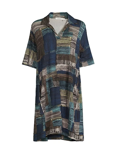 Gaiabe Patterned Shirtdress