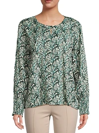 Baila Scallop Palm Blouse
