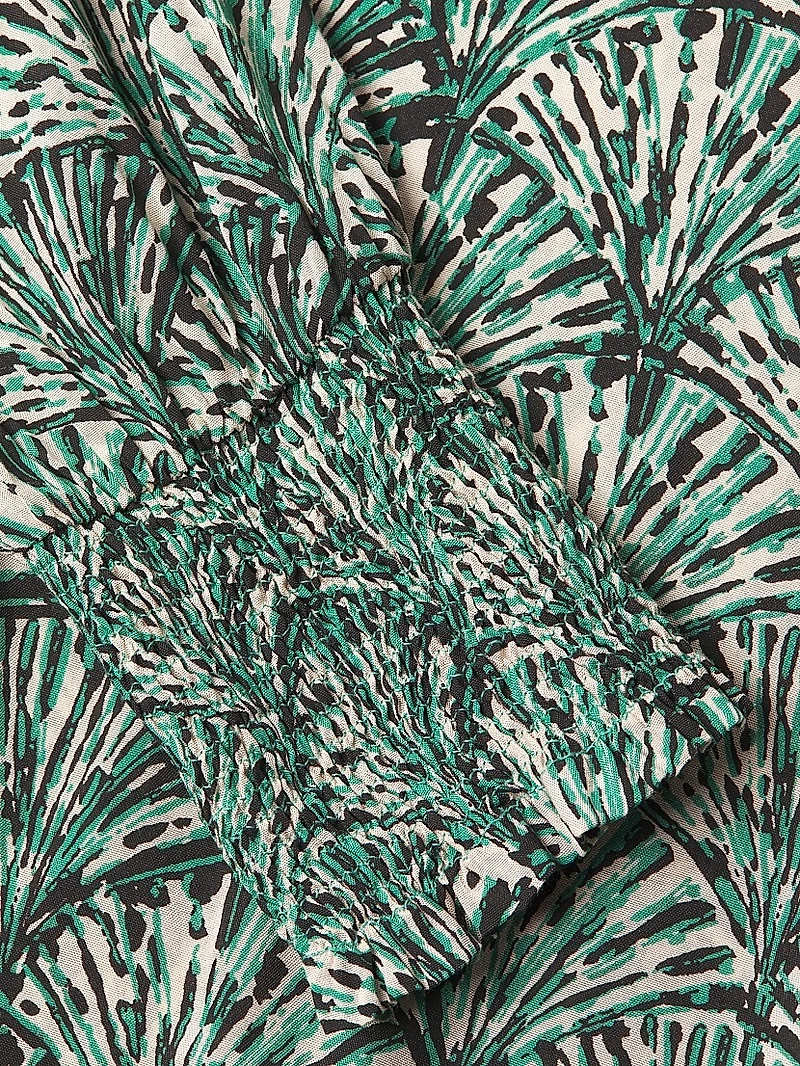 Baila Scallop Palm Blouse