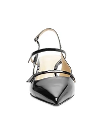 Tita 60MM Leather Slingback Pumps