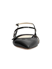 Tita Double-Strap Leather Flats
