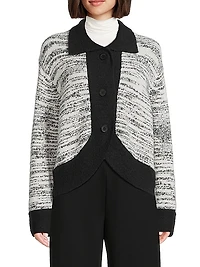 Luvia Spacedye Polo Cardigan