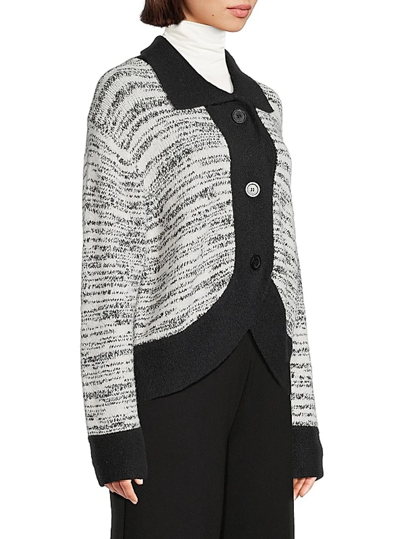 Luvia Spacedye Polo Cardigan