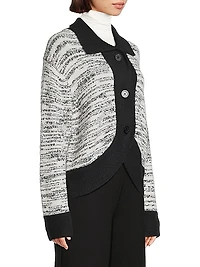 Luvia Spacedye Polo Cardigan