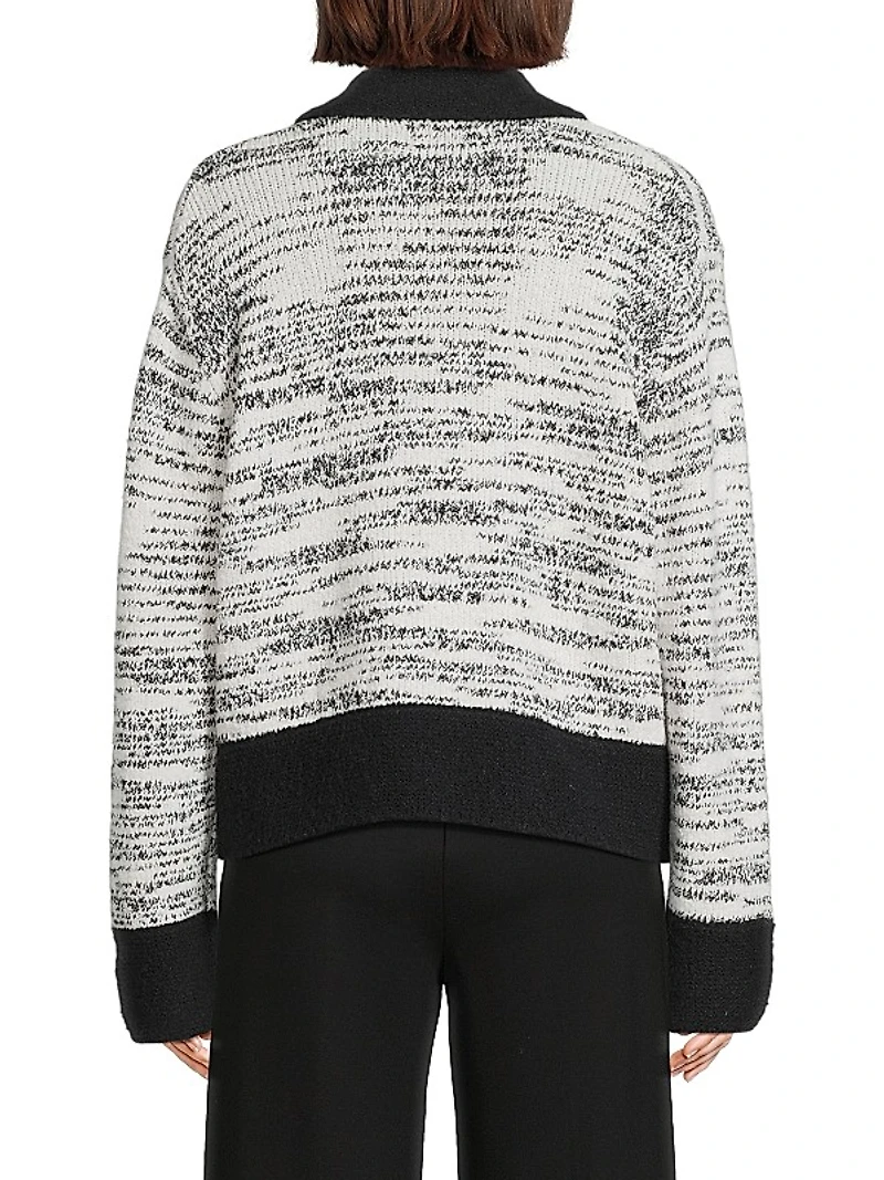 Luvia Spacedye Polo Cardigan