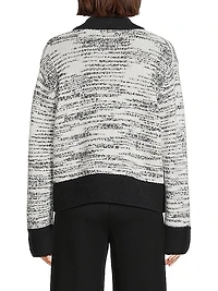 Luvia Spacedye Polo Cardigan