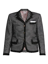 High Break Athletic Mesh Sport Coat