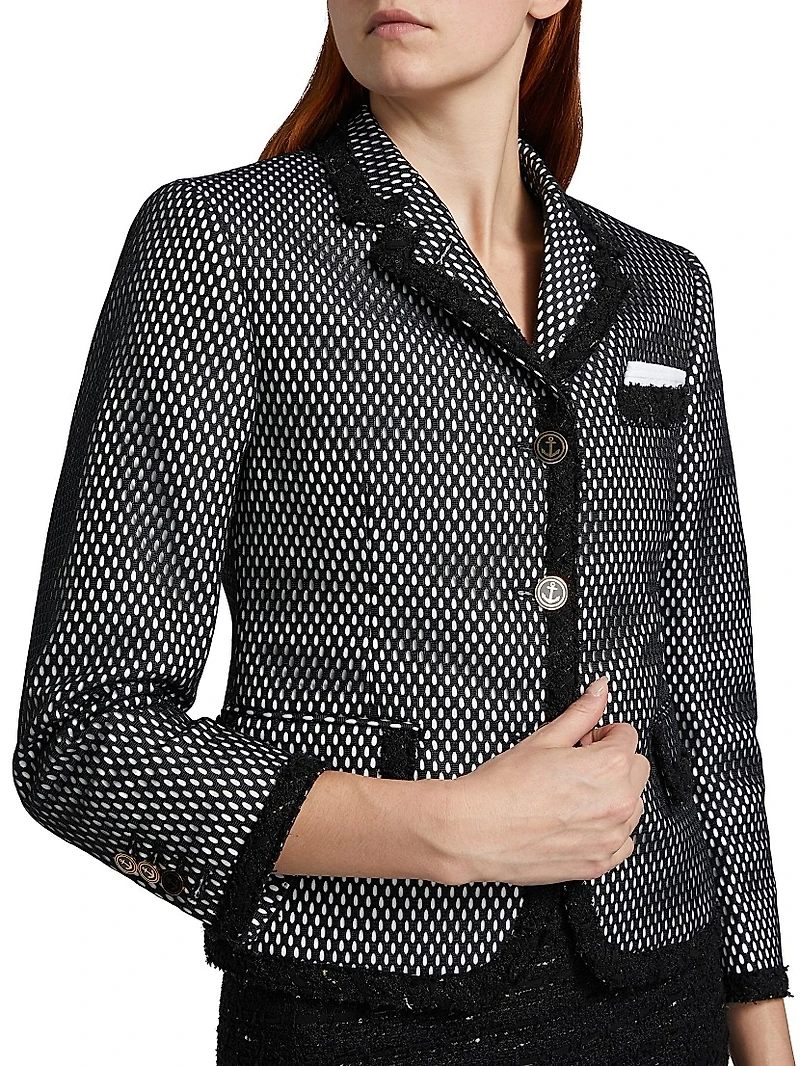 High Break Athletic Mesh Sport Coat