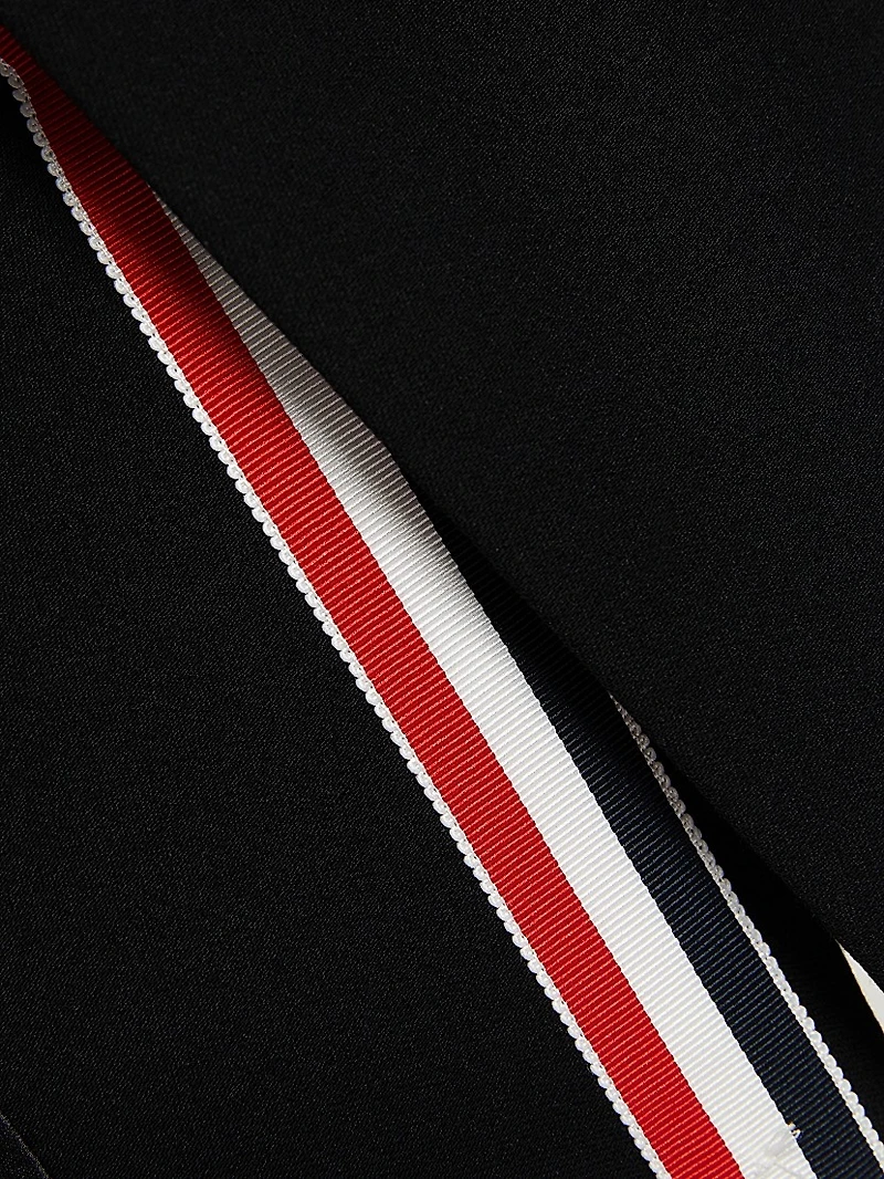 Hobble Embellished Wool Crepe Skirt