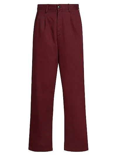 Double-Pleat Chino Pants