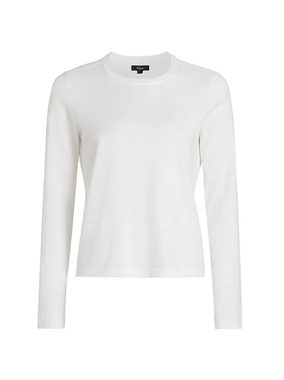 Cotton-Cashmere Long-Sleeve T-Shirt