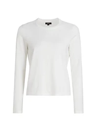 Cotton-Cashmere Long-Sleeve T-Shirt