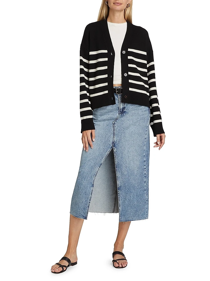 Geneva Stripe Cardigan