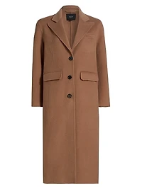 Gallery Wool-Blend Long Coat