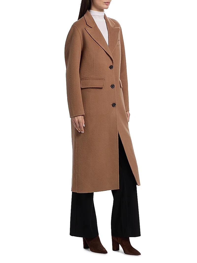 Gallery Wool-Blend Long Coat