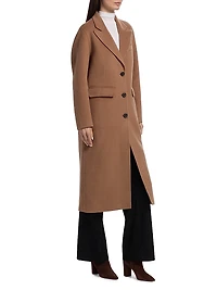 Gallery Wool-Blend Long Coat