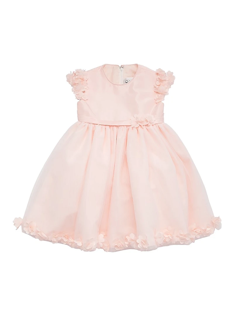 Baby Girl's Taffeta Tulle & Lace Dress