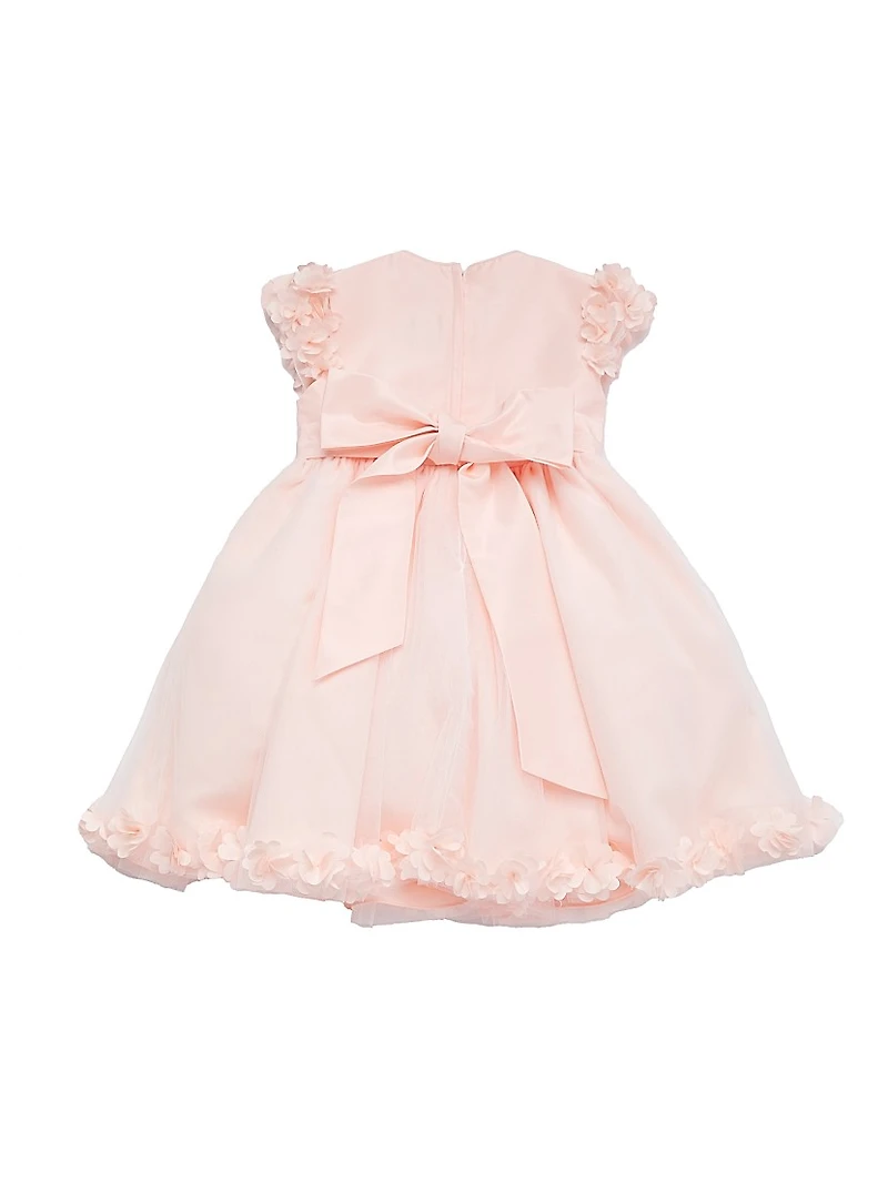 Baby Girl's Taffeta Tulle & Lace Dress