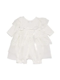 Baby Girl's 4-Piece Long-Sleeve Dress, Headband, Booties & Blanket Set