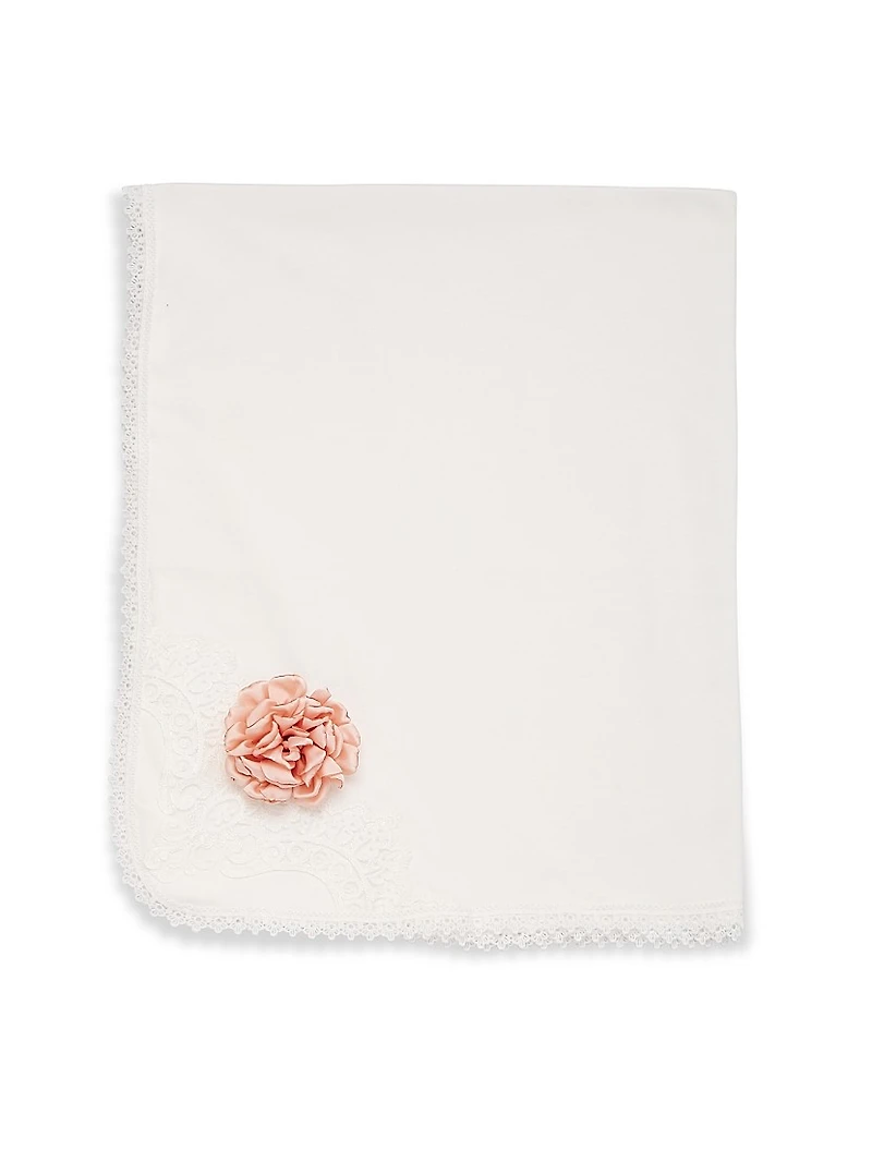 Baby Girl's 4-Piece Long-Sleeve Dress, Headband, Booties & Blanket Set