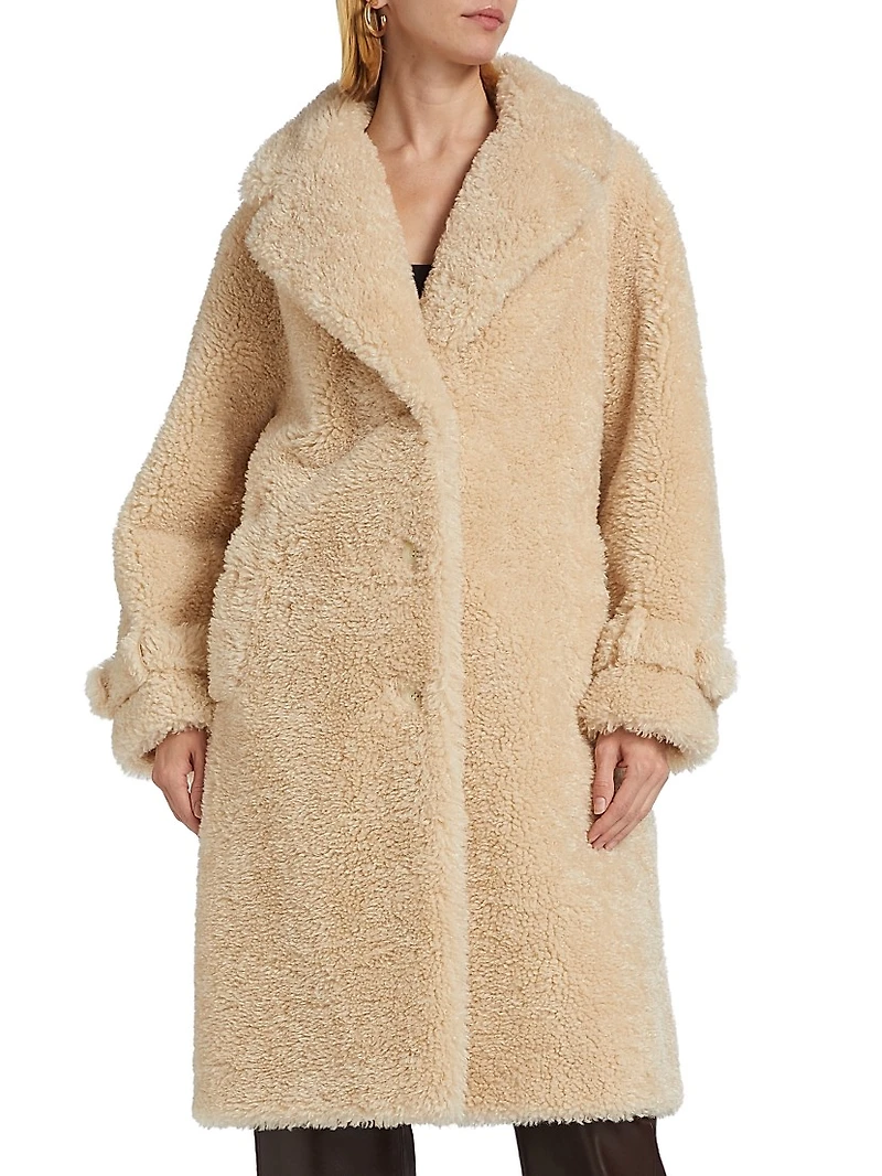Adina Faux Fur Long Coat