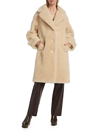 Adina Faux Fur Long Coat