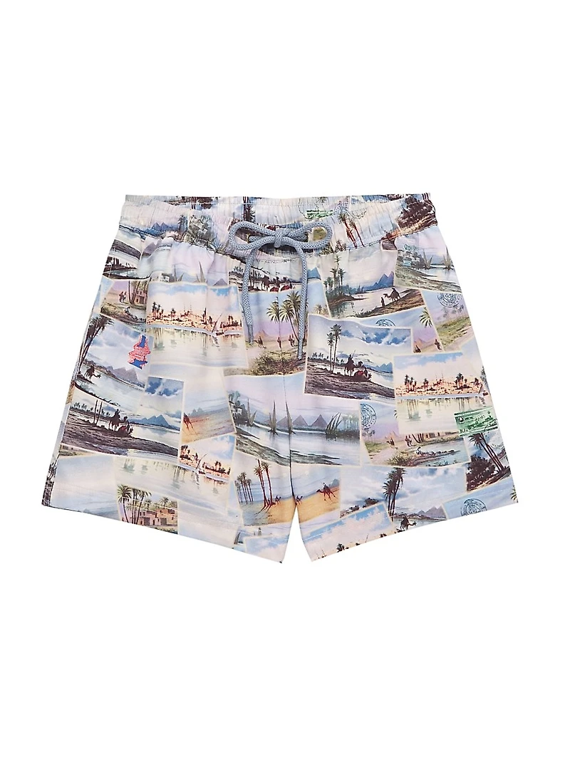 Little Boy's & Photo Print Boardshorts