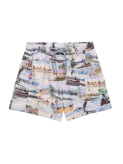 Little Boy's & Photo Print Boardshorts