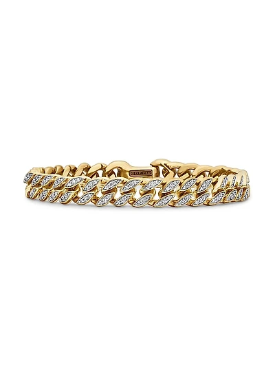 Curb Chain Bracelet 18K Yellow Gold