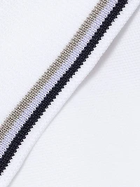 Piqué Jersey Knit Polo Shirt